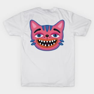 Crazy Funny Cat smile T-Shirt